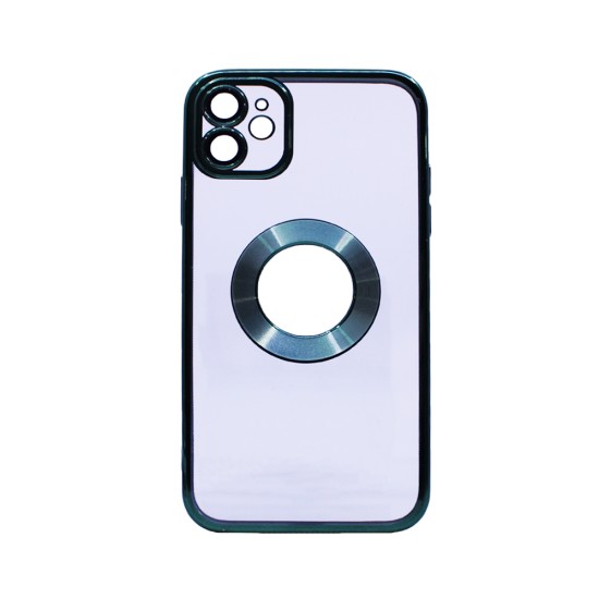 Hard Silicone Case with Camera Protector for Apple iPhone 11 Green Hard Silicone Case with Camera Protector for Apple iPhone 11 Green